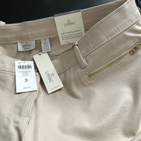 Chico’s So Slimming Ankle Jeans in “New Khaki”, Size 16 (Chico’s 3) - Picture 6 of 8